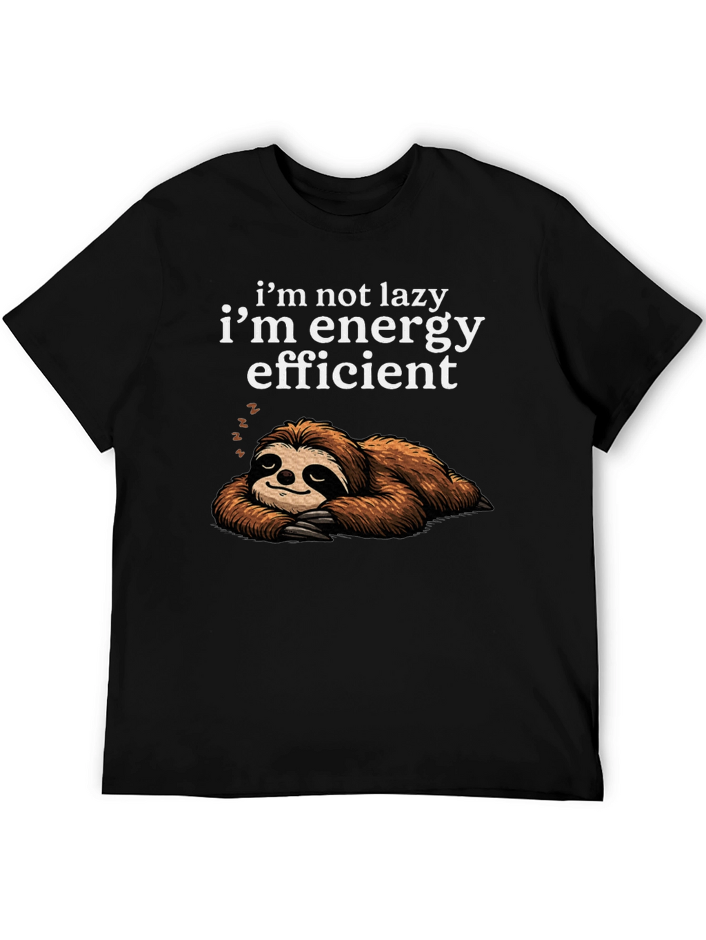Energy Efficient Sloth Graphic Tee