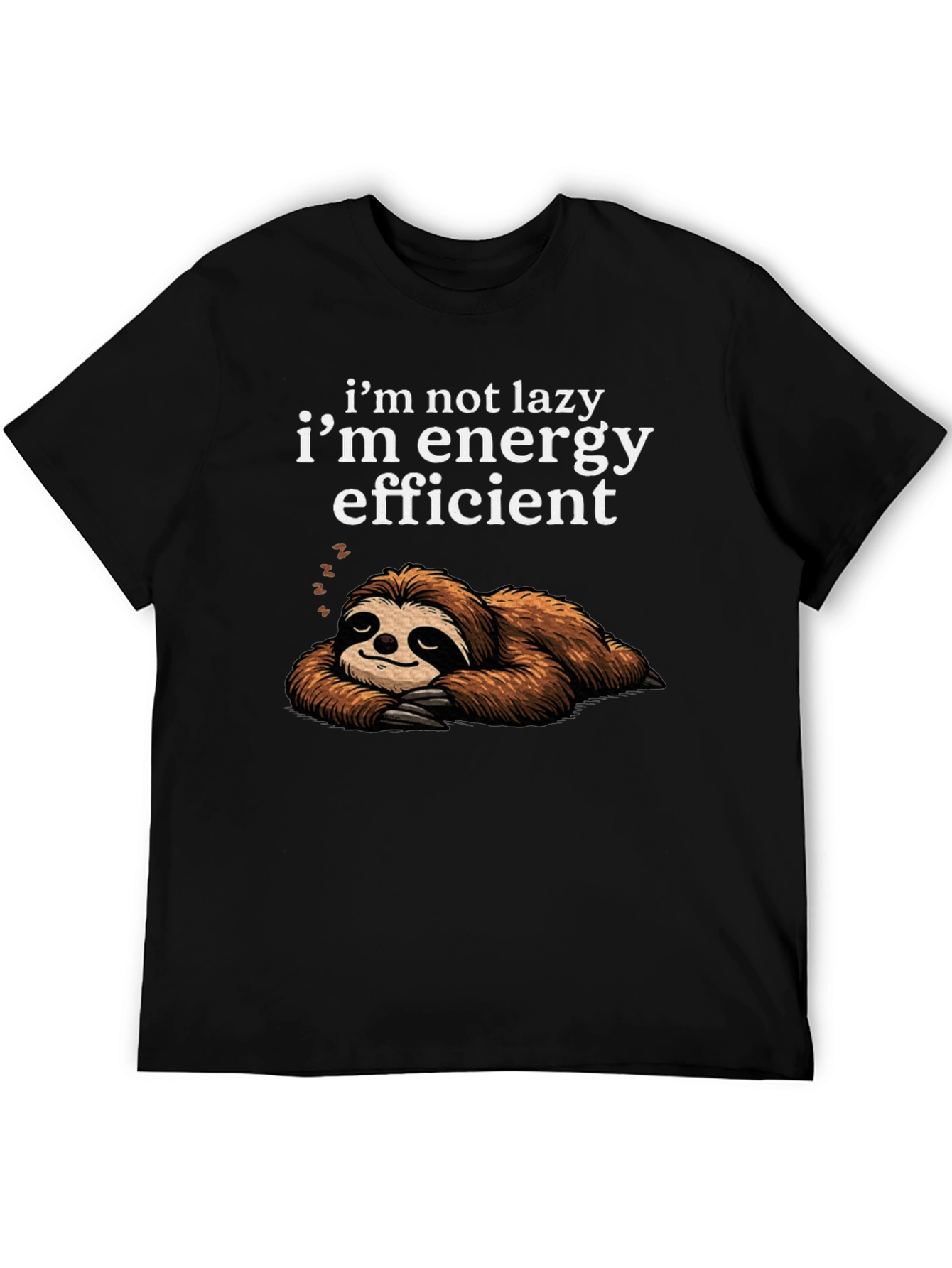 Energy Efficient Sloth Graphic Tee