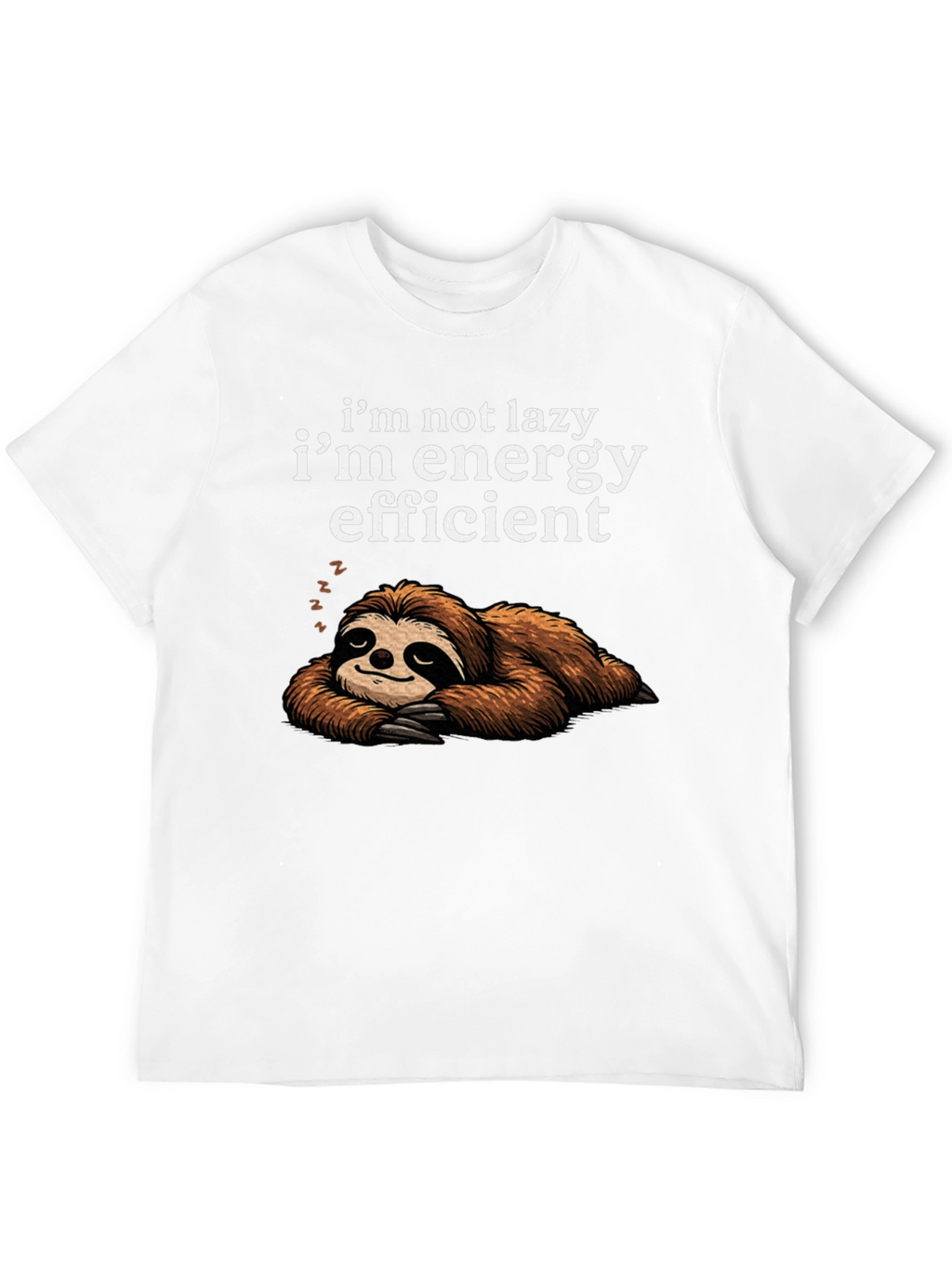 Energy Efficient Sloth Graphic Tee