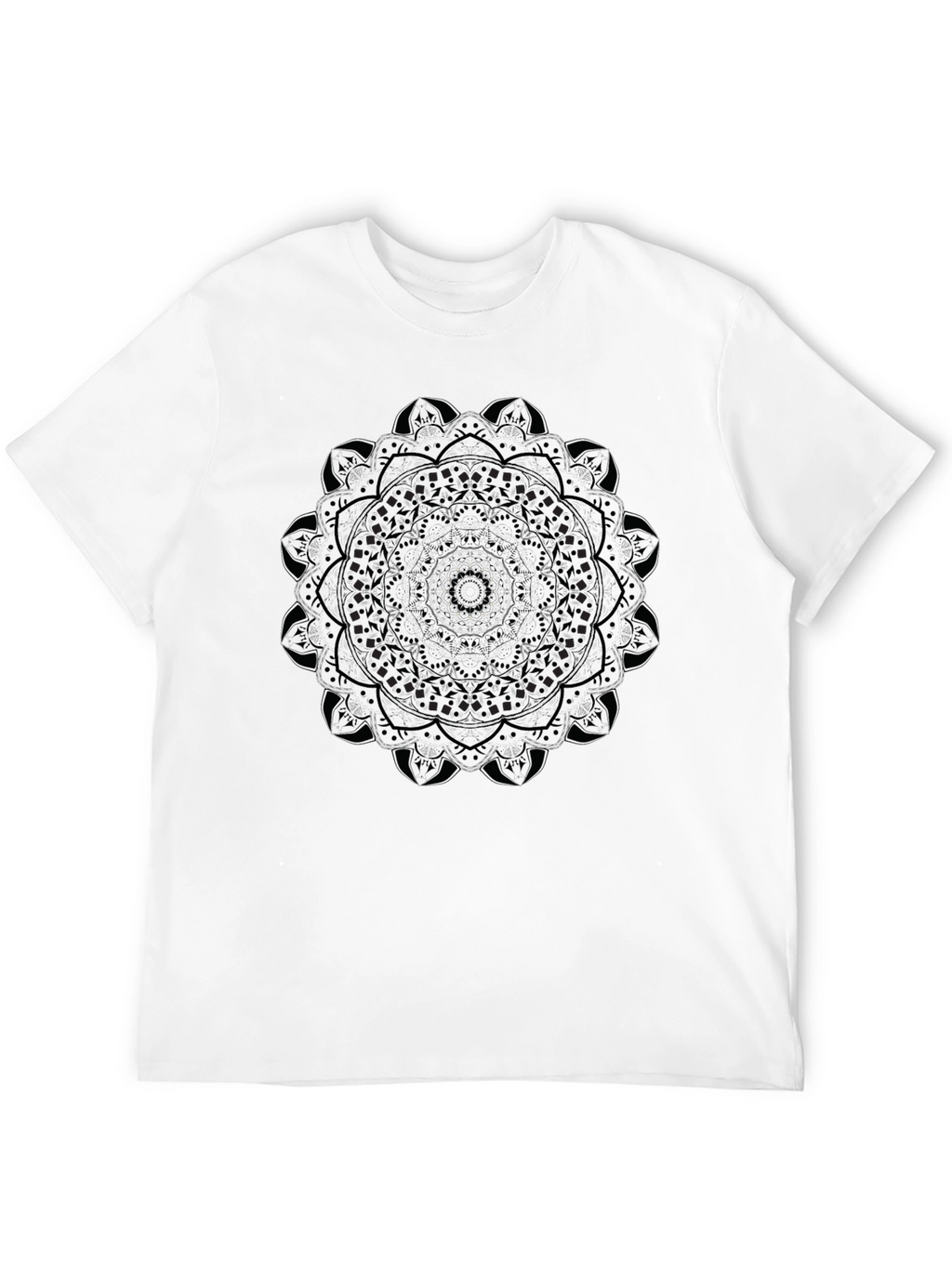 Mandala Graphic Black T-Shirt - Unique Design