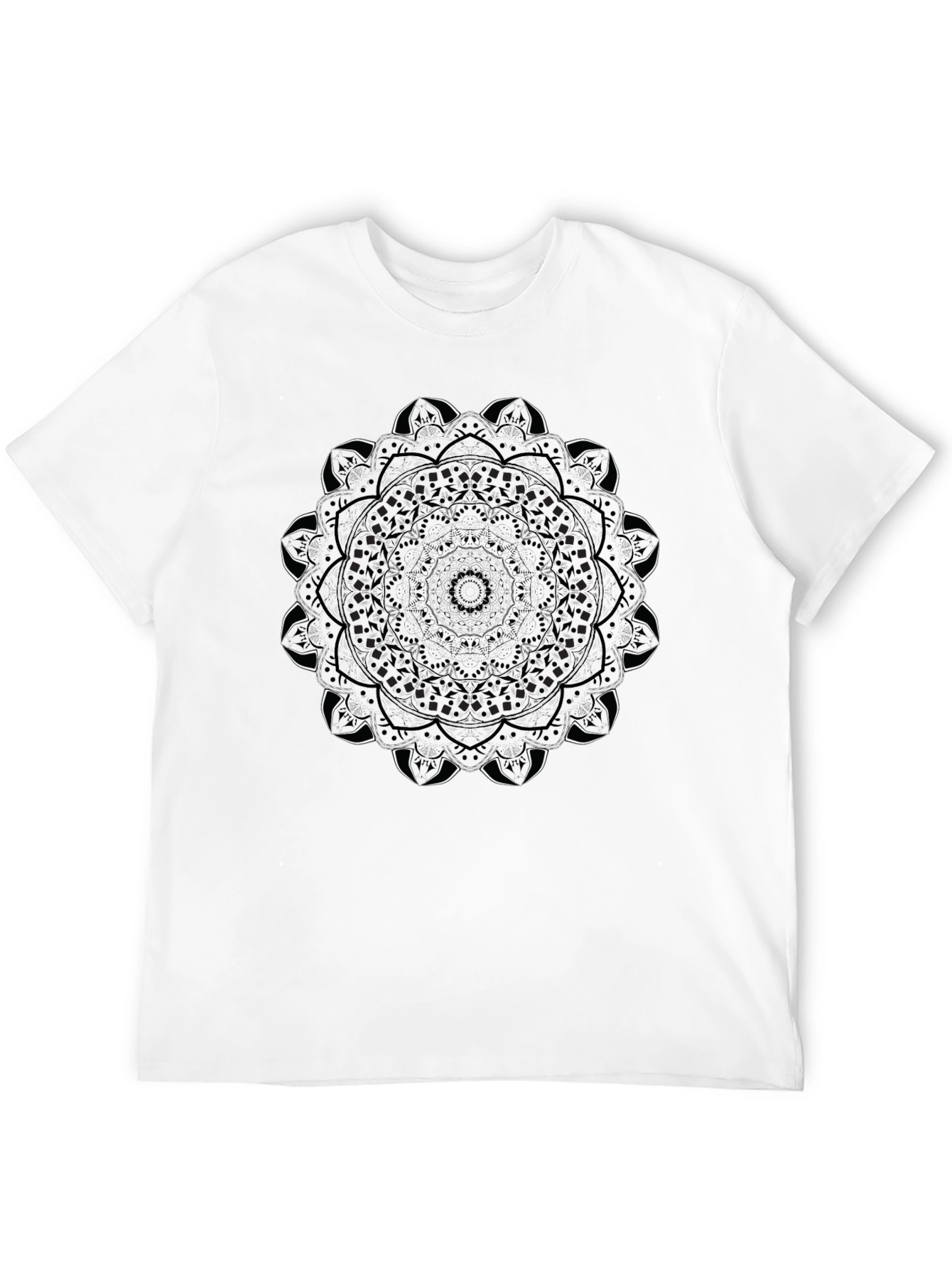 Mandala Graphic Black T-Shirt - Unique Design