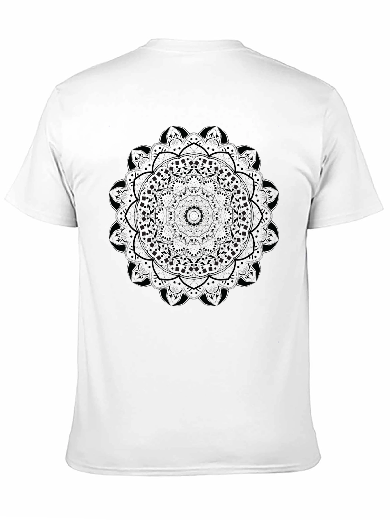 Mandala Graphic Black T-Shirt - Unique Design