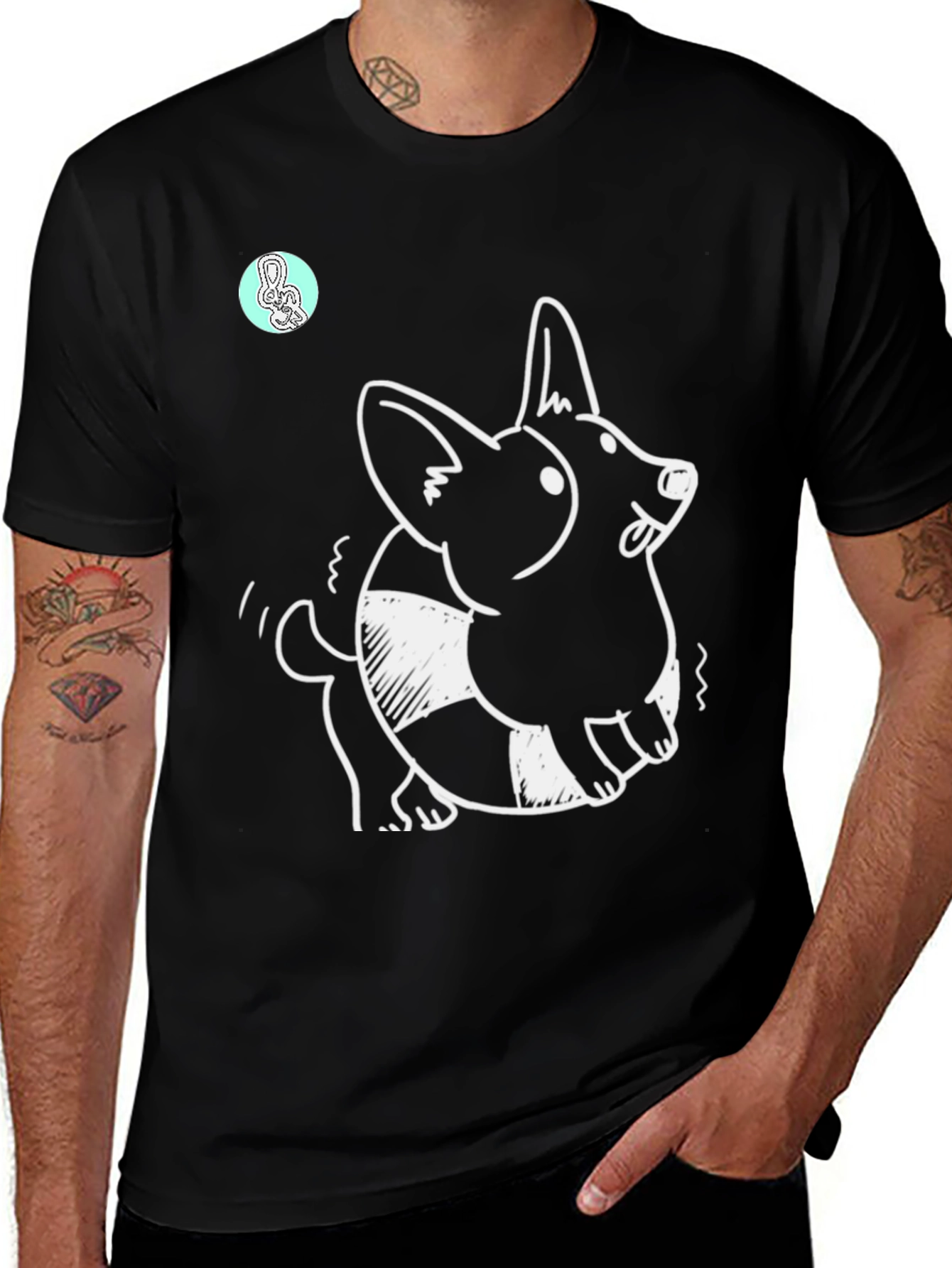 Corgi Life Preserver T-Shirt