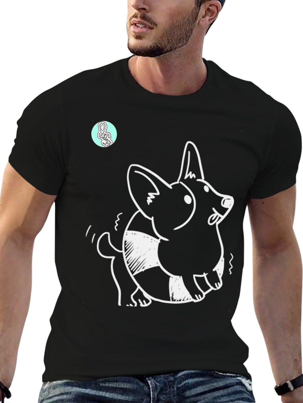 Corgi Life Preserver T-Shirt