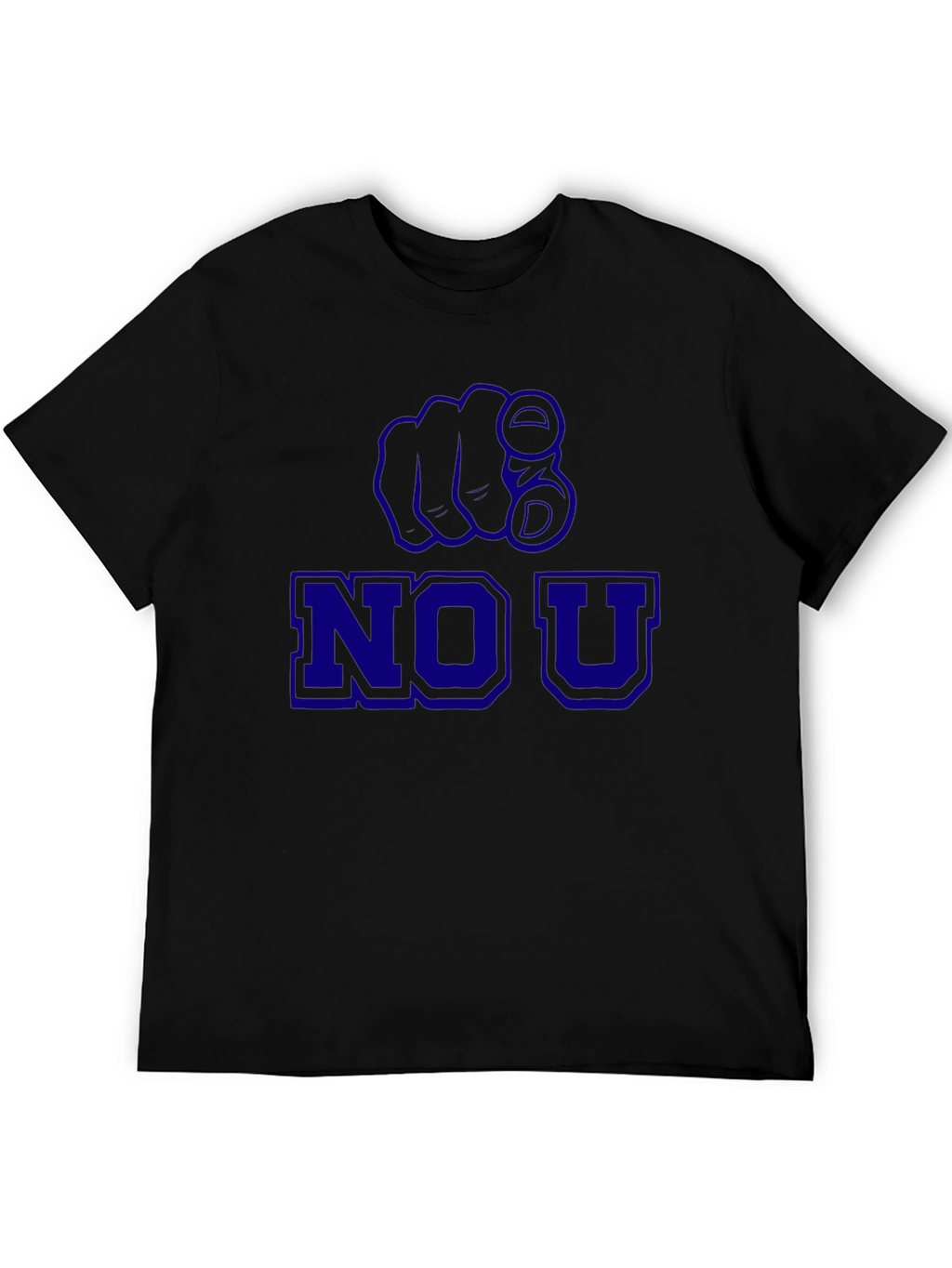 No U Pointing Finger Graphic T-Shirt