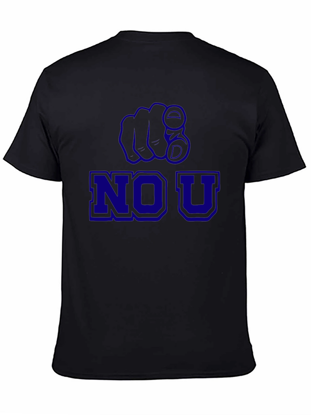 No U Pointing Finger Graphic T-Shirt