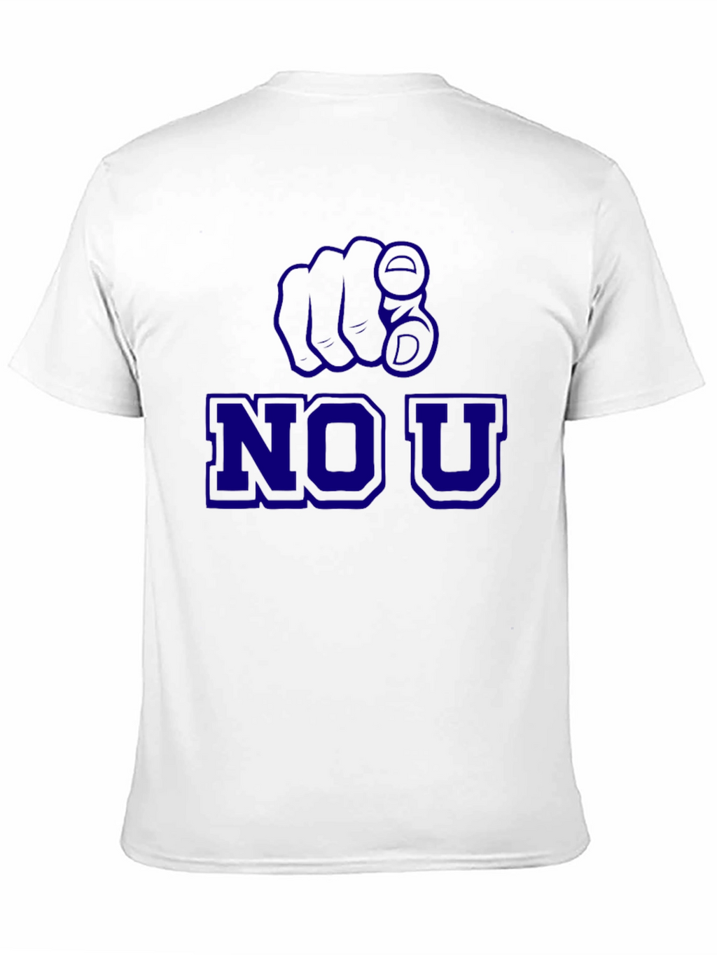 No U Pointing Finger Graphic T-Shirt