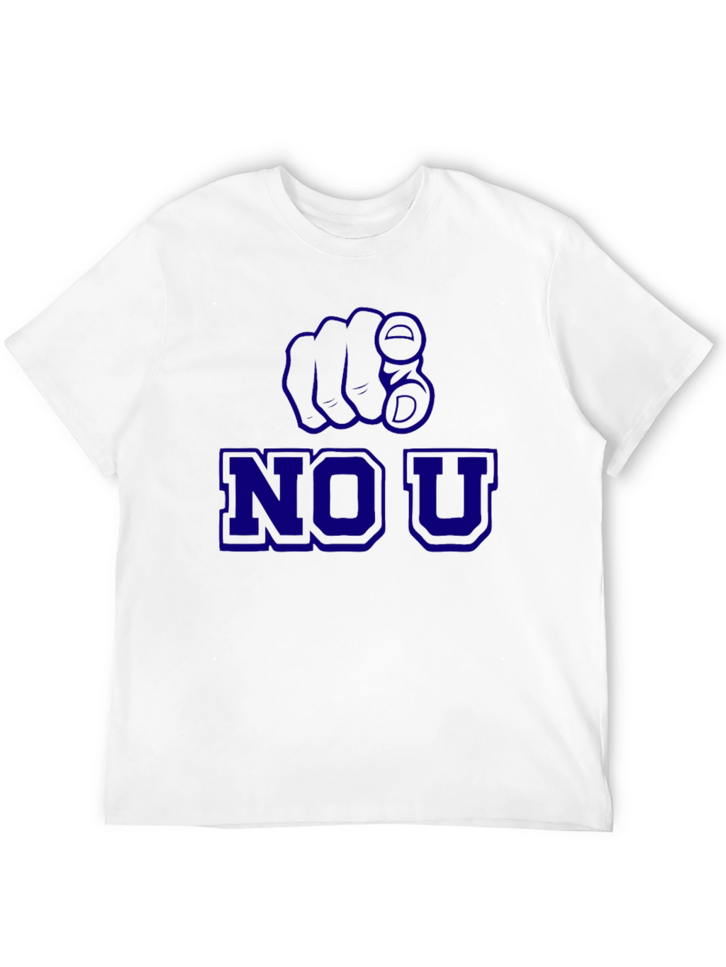 No U Pointing Finger Graphic T-Shirt