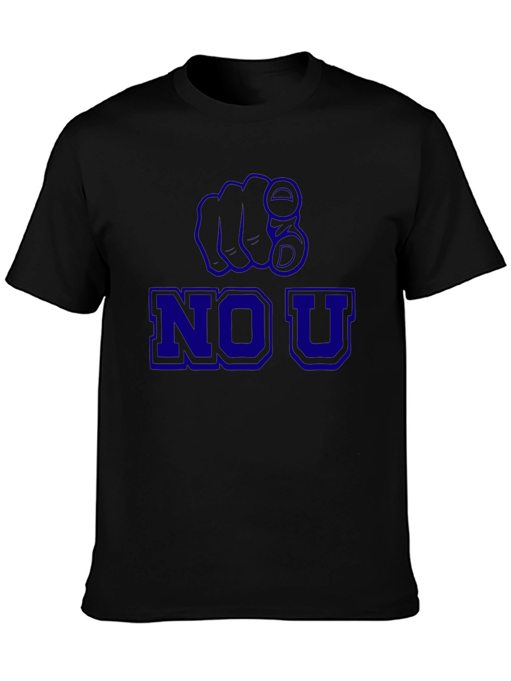 No U Pointing Finger Graphic T-Shirt