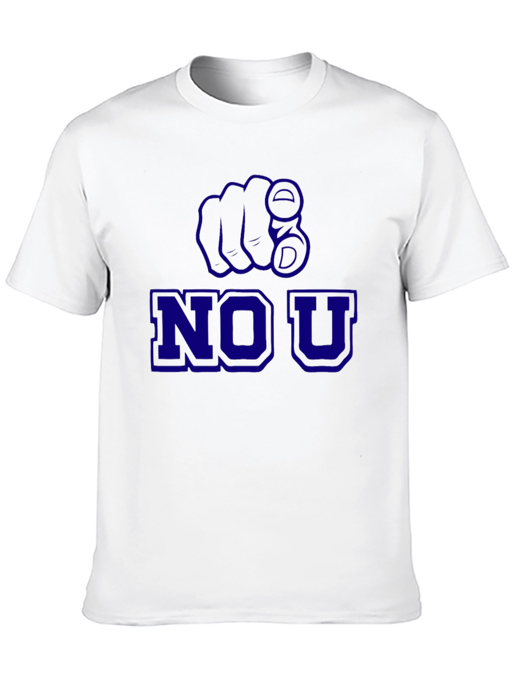 No U Pointing Finger Graphic T-Shirt