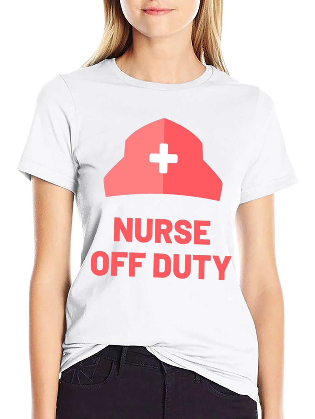Nurse Off Duty Graphic Tee - Black