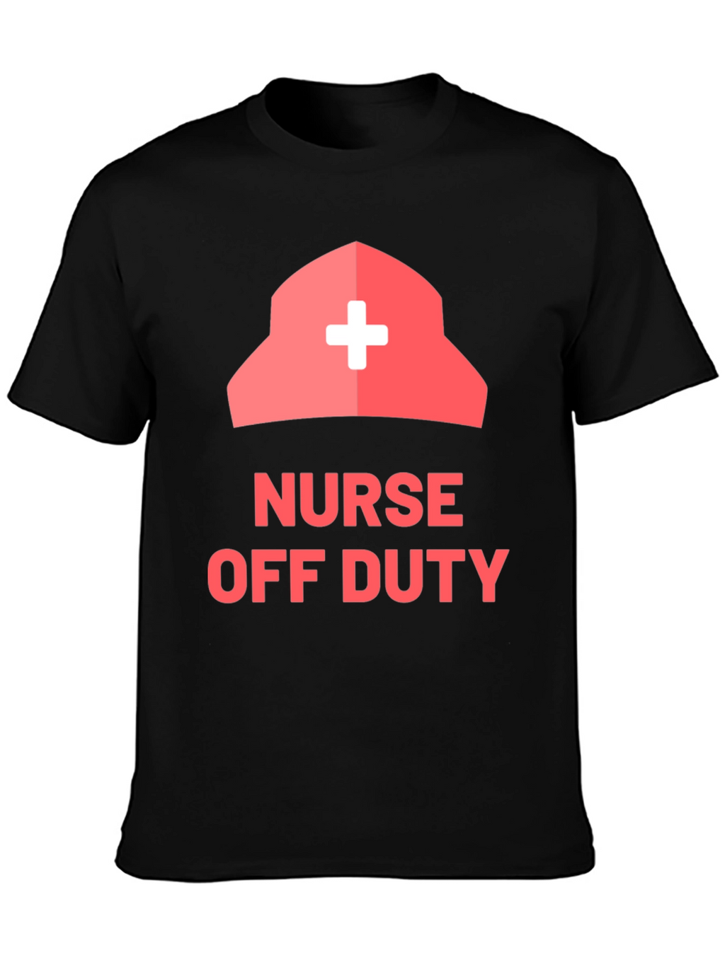 Nurse Off Duty Graphic Tee - Black