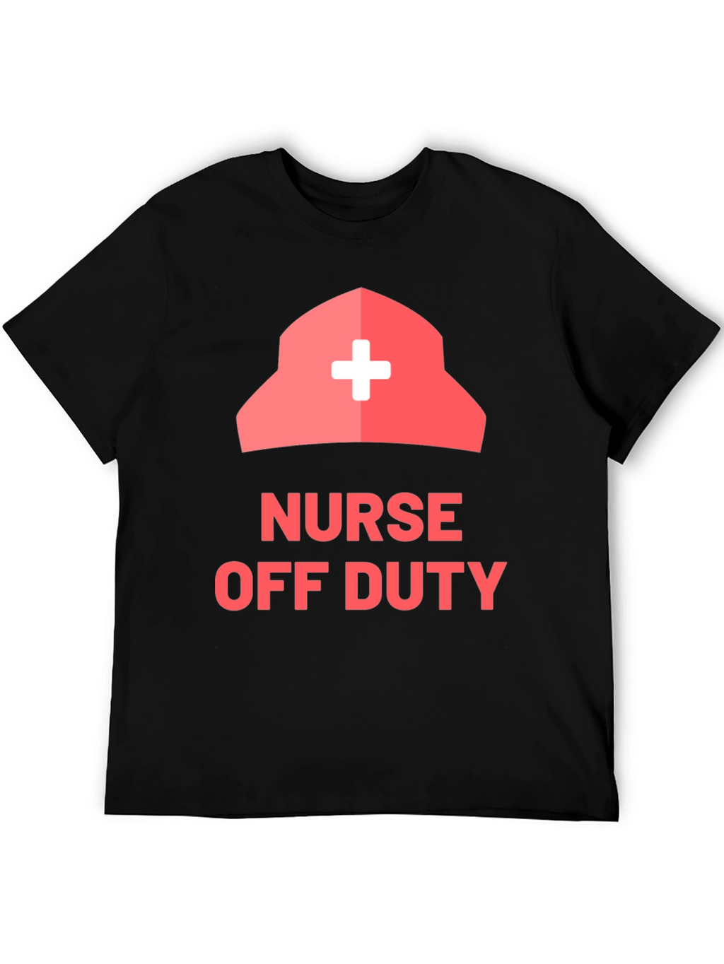 Nurse Off Duty Graphic Tee - Black