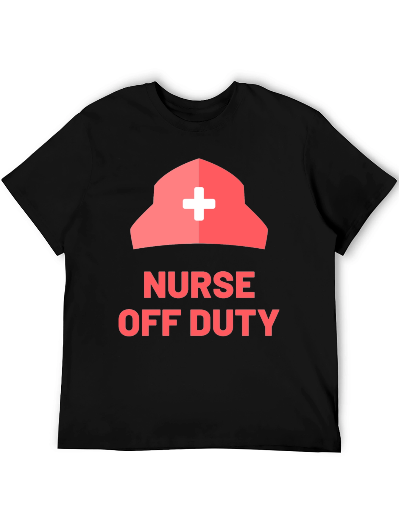 Nurse Off Duty Graphic Tee - Black