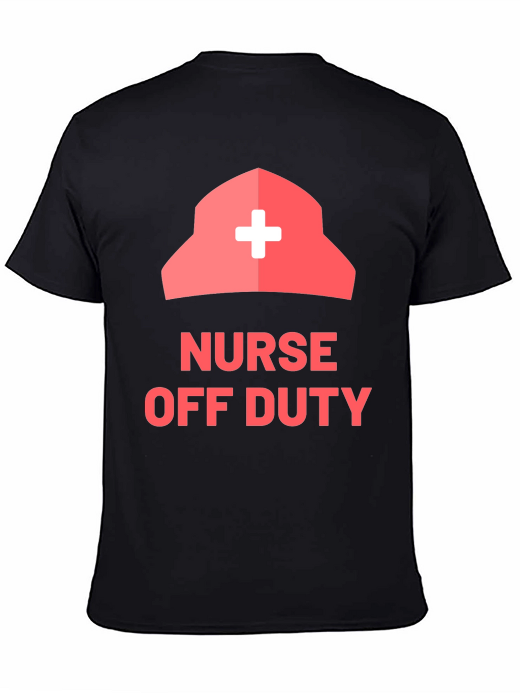 Nurse Off Duty Graphic Tee - Black