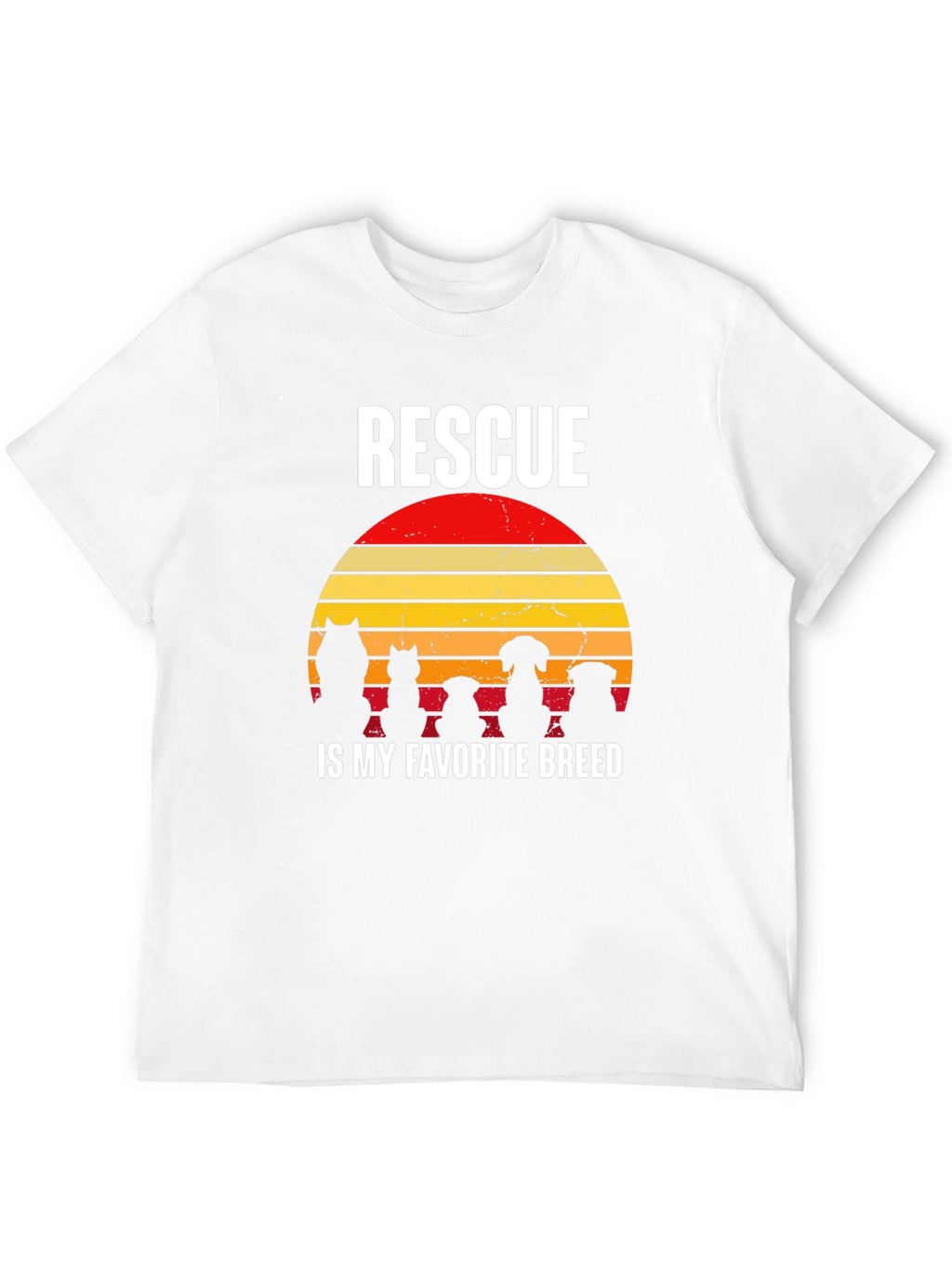 Rescue Dog T-Shirt: Rescue is My Favorite Breed