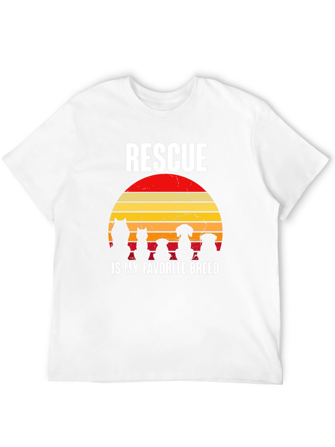Rescue Dog T-Shirt: Rescue is My Favorite Breed