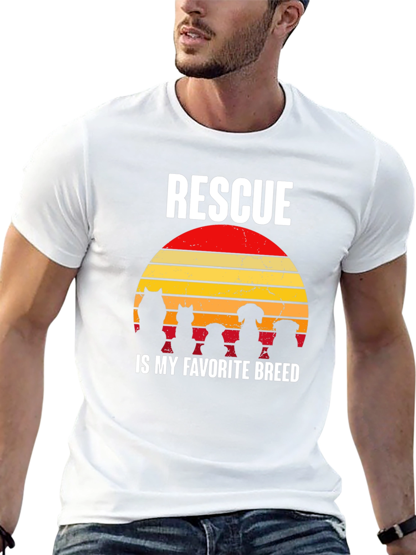 Rescue Dog T-Shirt: Rescue is My Favorite Breed