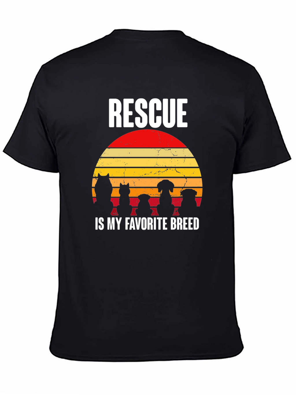 Rescue Dog T-Shirt: Rescue is My Favorite Breed