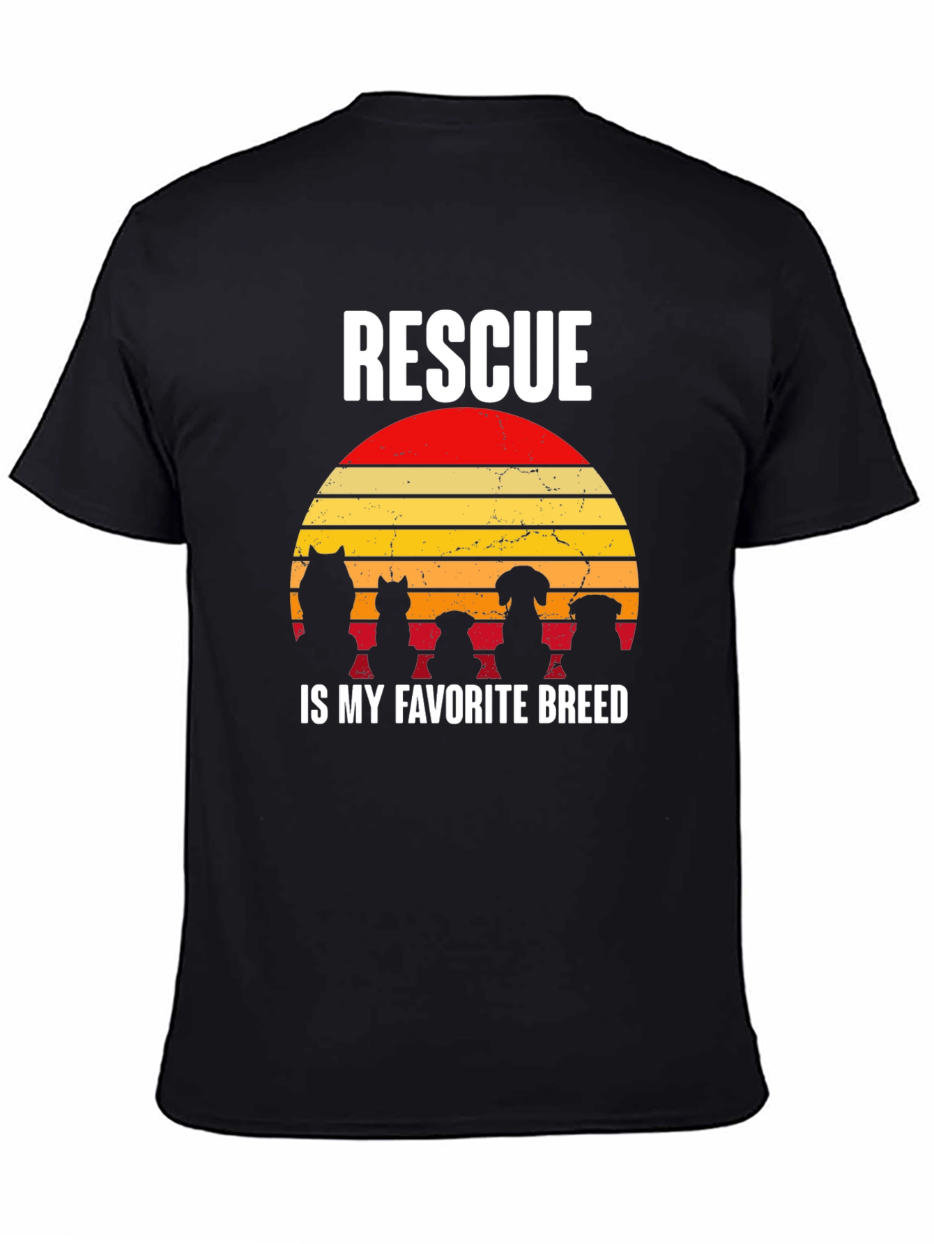 Rescue Dog T-Shirt: Rescue is My Favorite Breed