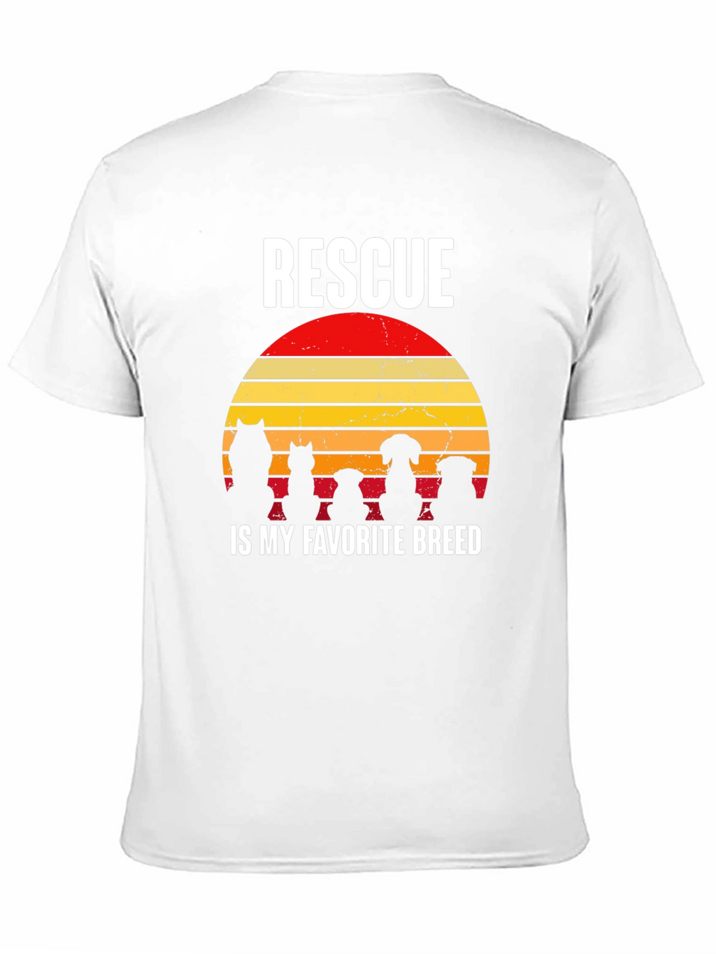 Rescue Dog T-Shirt: Rescue is My Favorite Breed