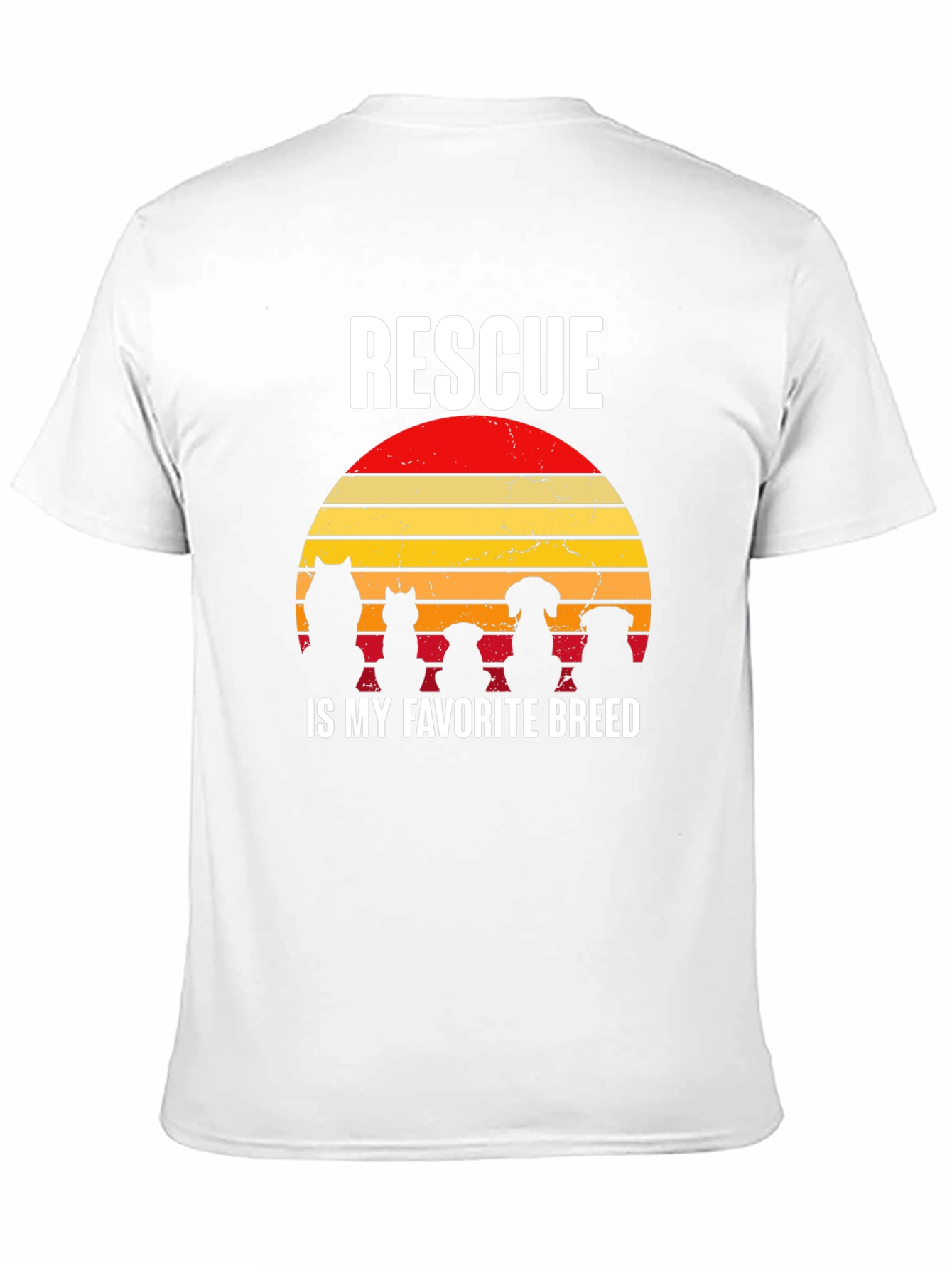 Rescue Dog T-Shirt: Rescue is My Favorite Breed
