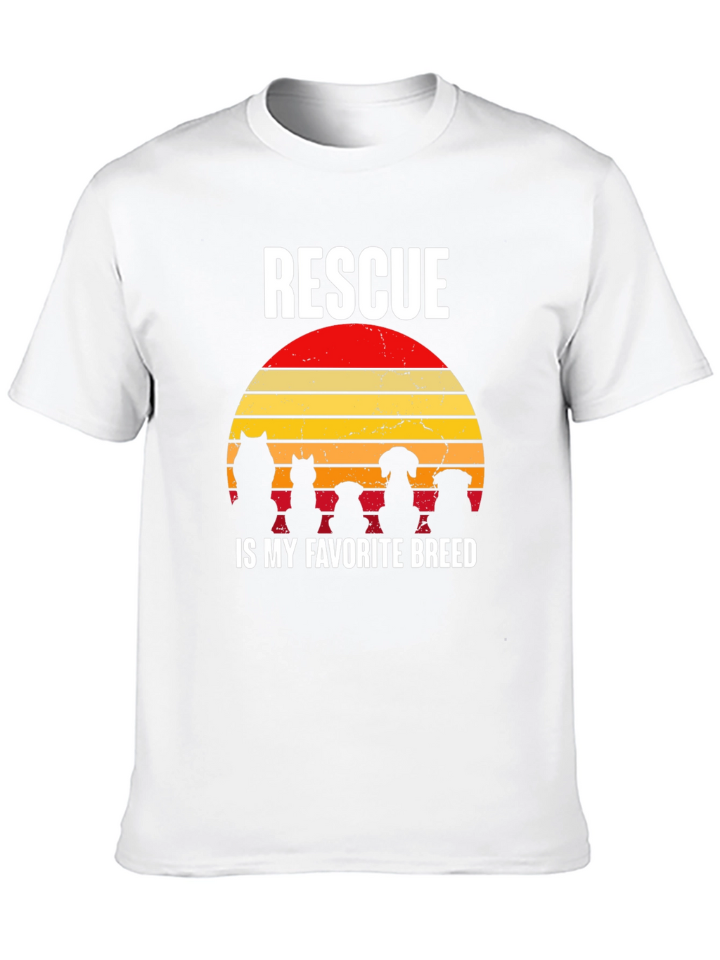 Rescue Dog T-Shirt: Rescue is My Favorite Breed