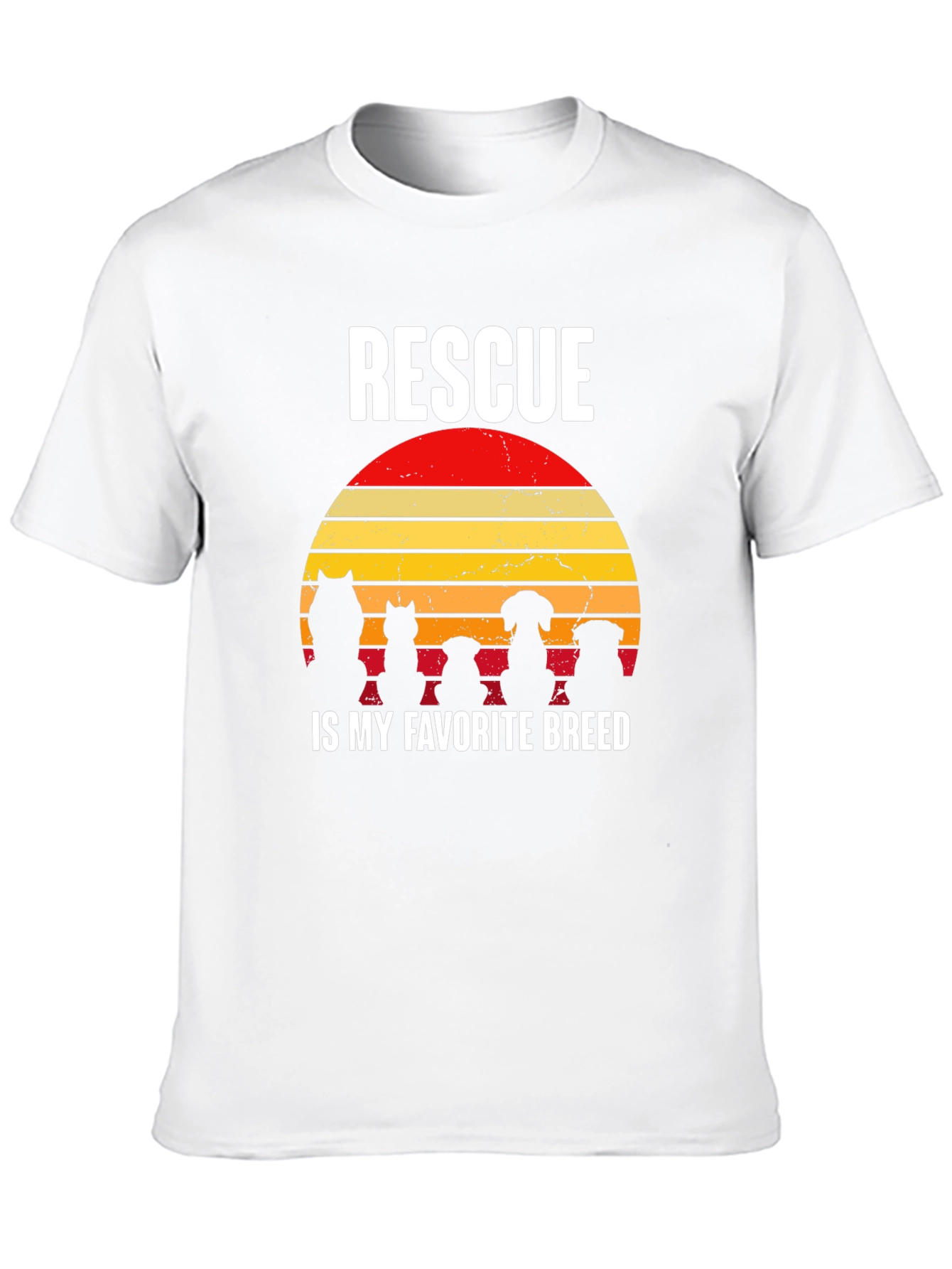 Rescue Dog T-Shirt: Rescue is My Favorite Breed