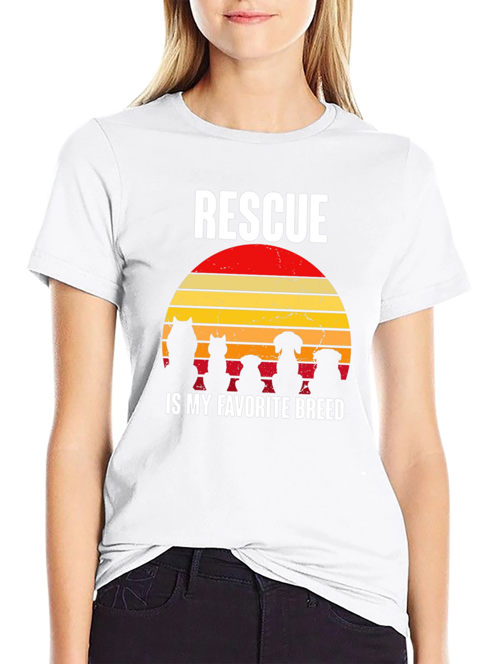 Rescue Dog T-Shirt: Rescue is My Favorite Breed