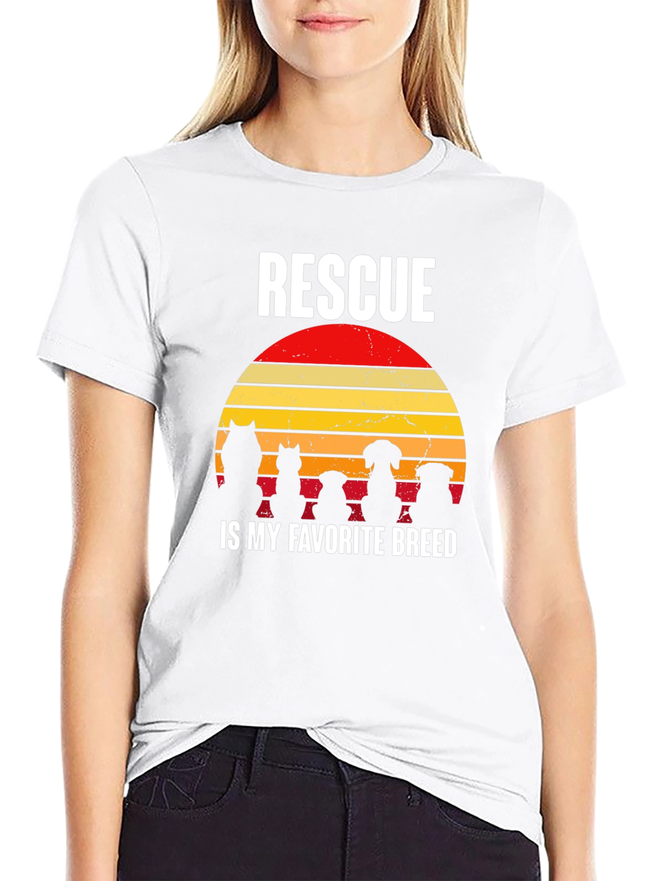 Rescue Dog T-Shirt: Rescue is My Favorite Breed
