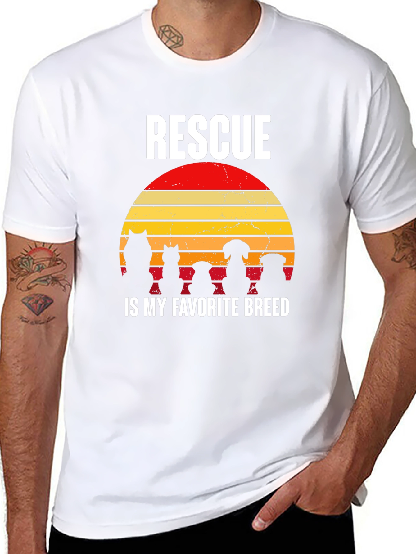 Rescue Dog T-Shirt: Rescue is My Favorite Breed