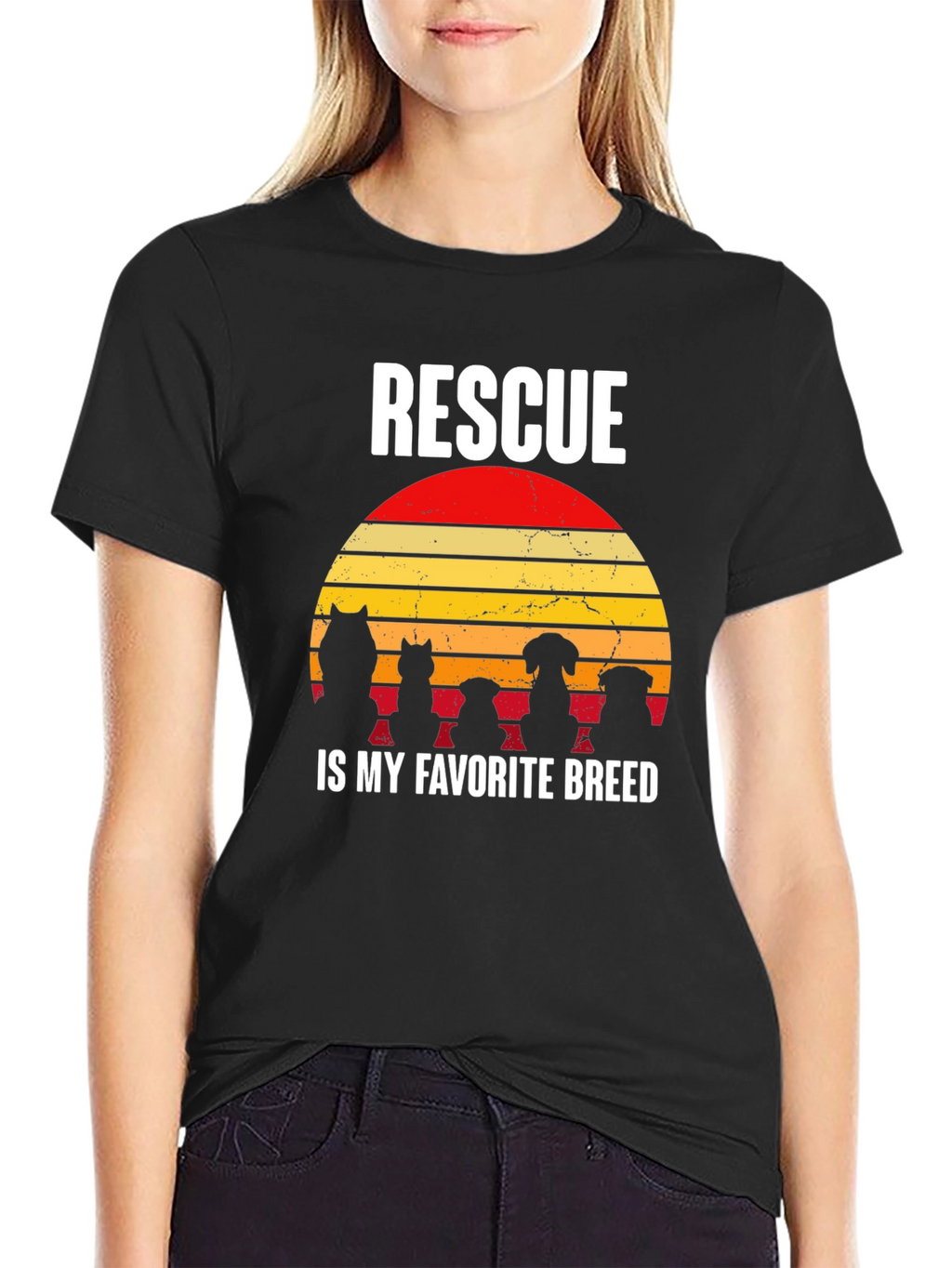 Rescue Dog T-Shirt: Rescue is My Favorite Breed