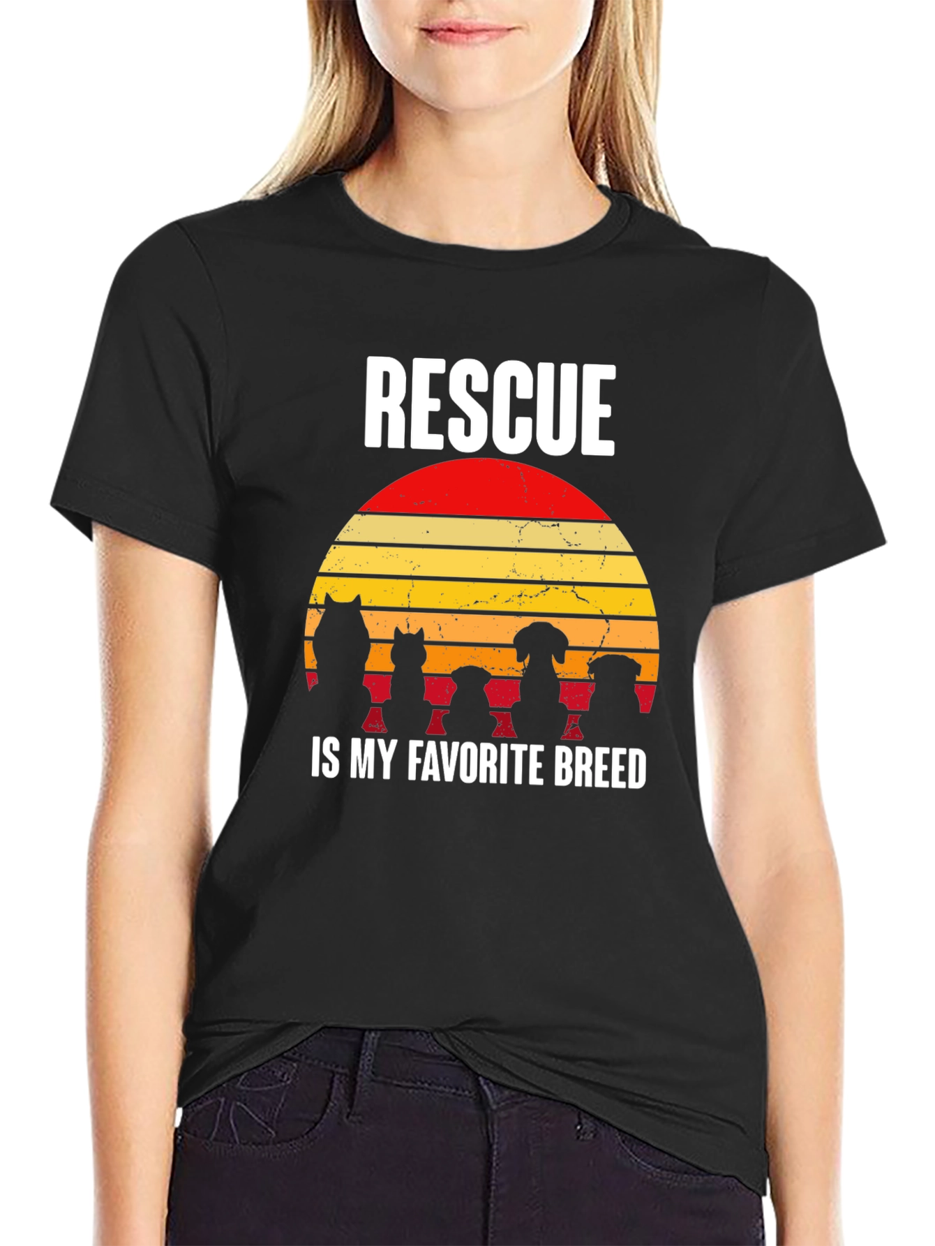 Rescue Dog T-Shirt: Rescue is My Favorite Breed