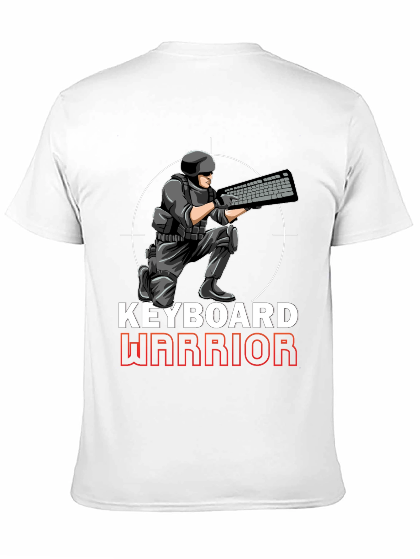 Keyboard Warrior Graphic T-Shirt - Gamer Apparel