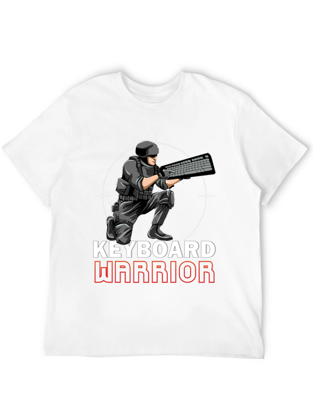 Keyboard Warrior Graphic T-Shirt - Gamer Apparel