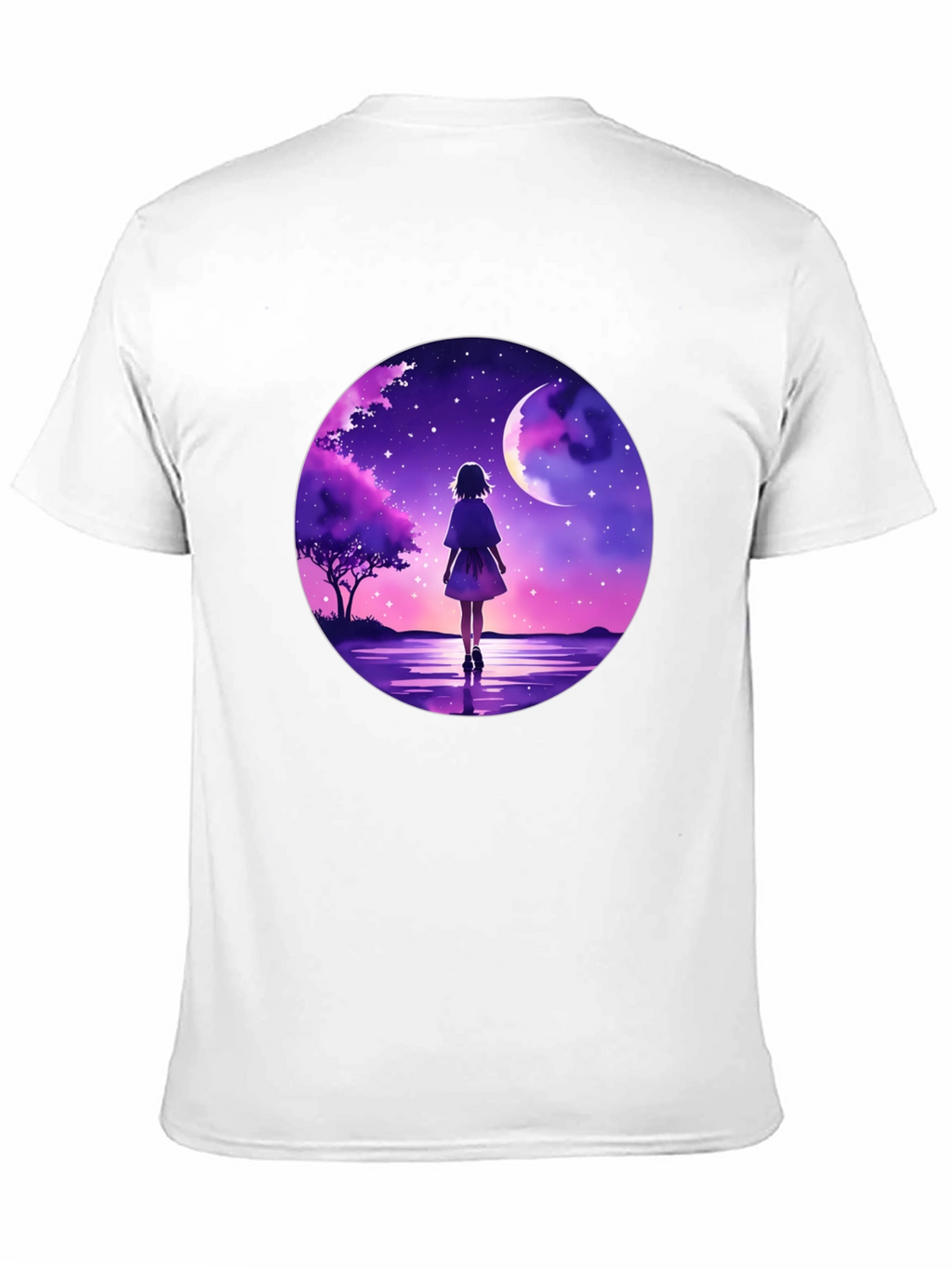 Anime Moonlit Walk Graphic Tee