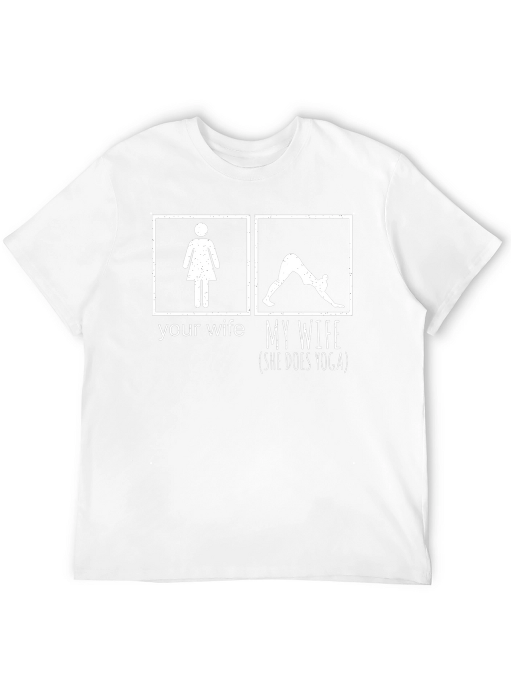 Yoga Wife Graphic T-Shirt - Funny Husband Gift