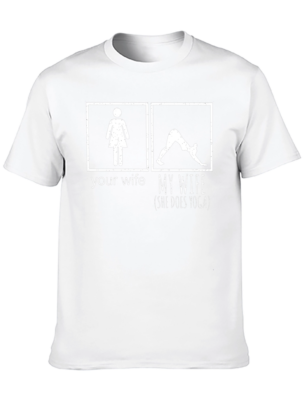 Yoga Wife Graphic T-Shirt - Funny Husband Gift