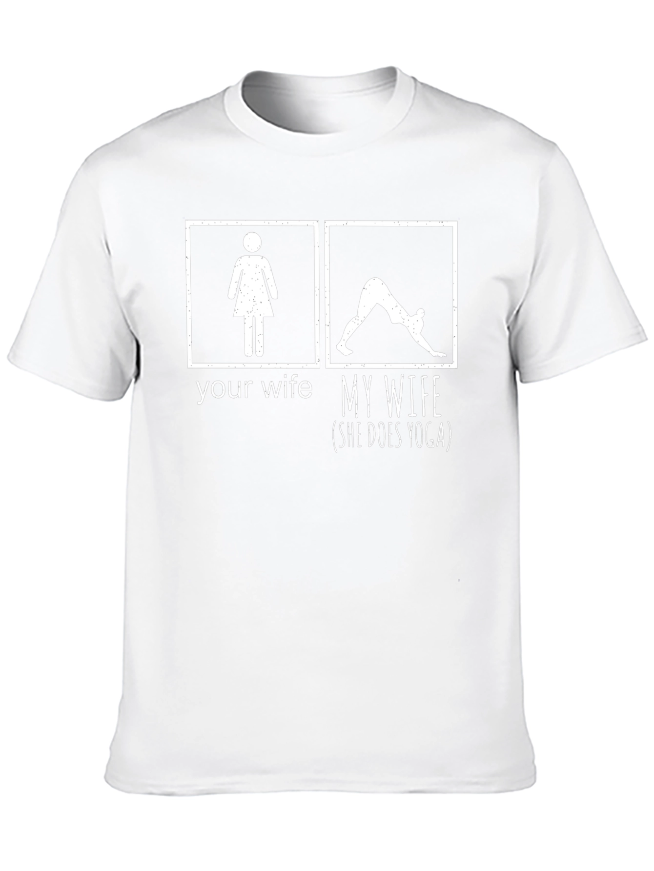 Yoga Wife Graphic T-Shirt - Funny Husband Gift
