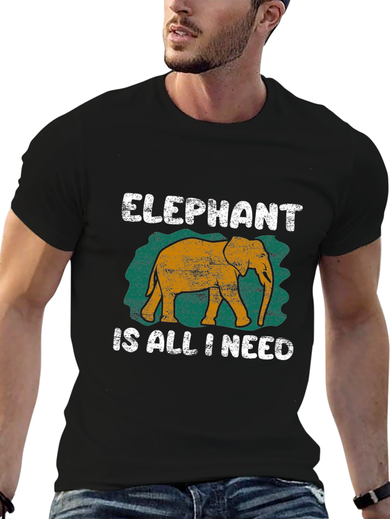 Elephant Is All I Need Graphic T-Shirt