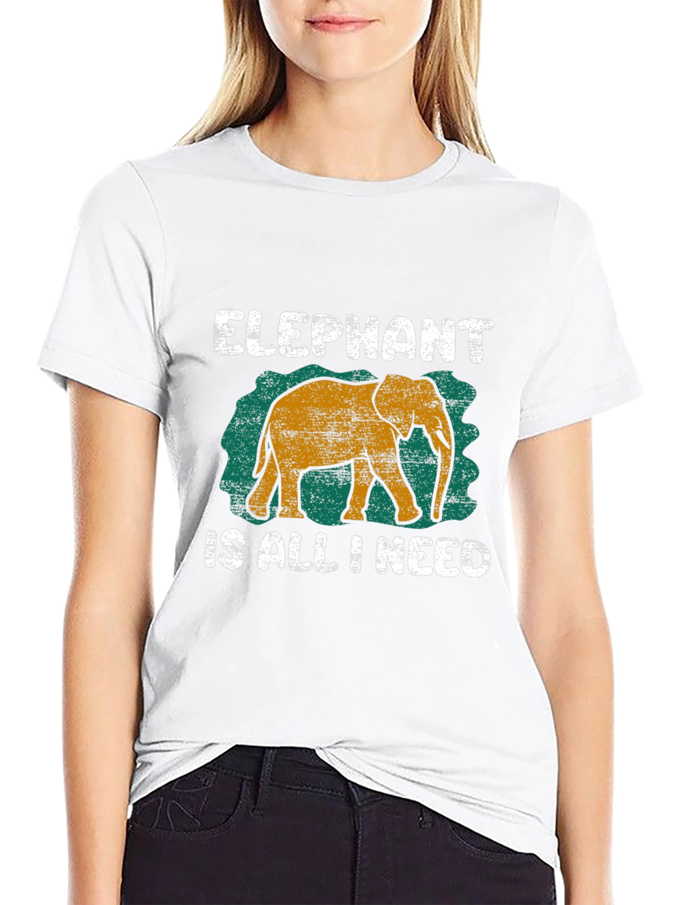 Elephant Is All I Need Graphic T-Shirt