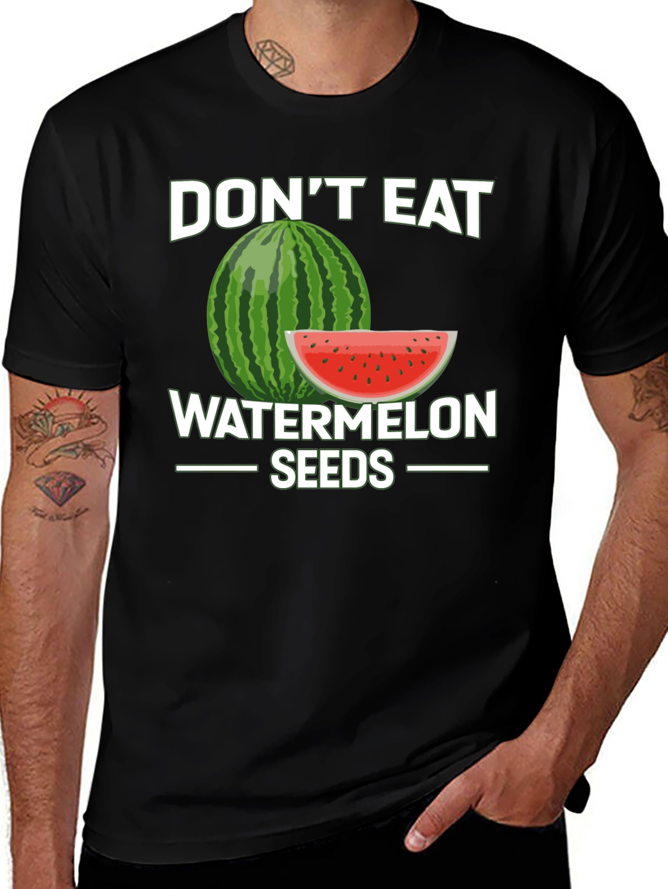 Dont Eat Watermelon Seeds Graphic Tee
