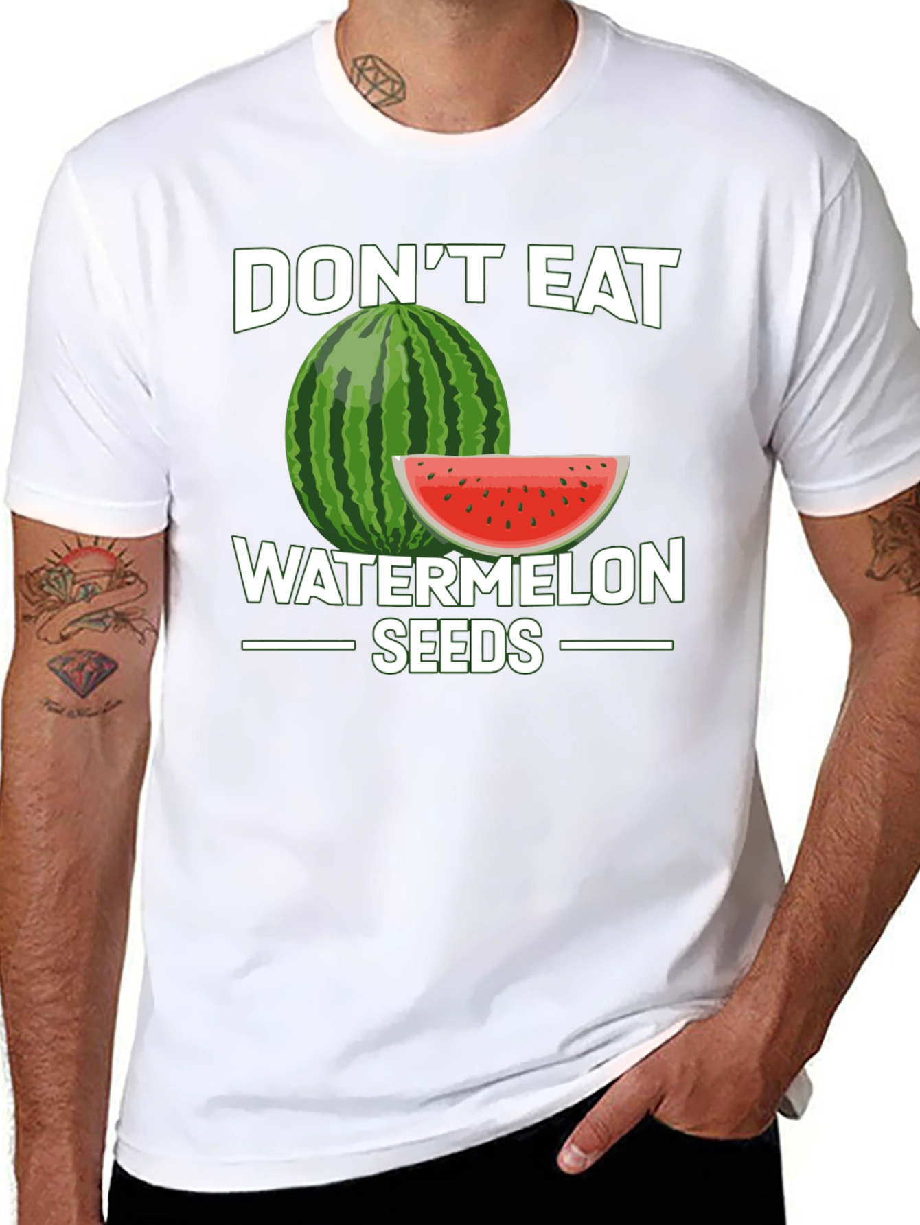 Dont Eat Watermelon Seeds Graphic Tee