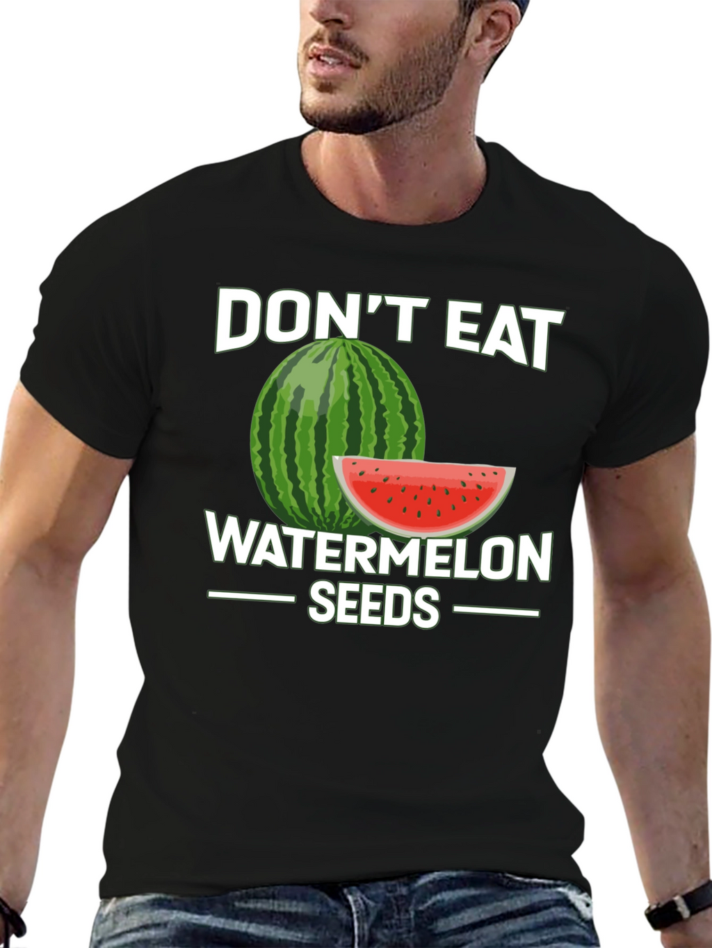 Dont Eat Watermelon Seeds Graphic Tee
