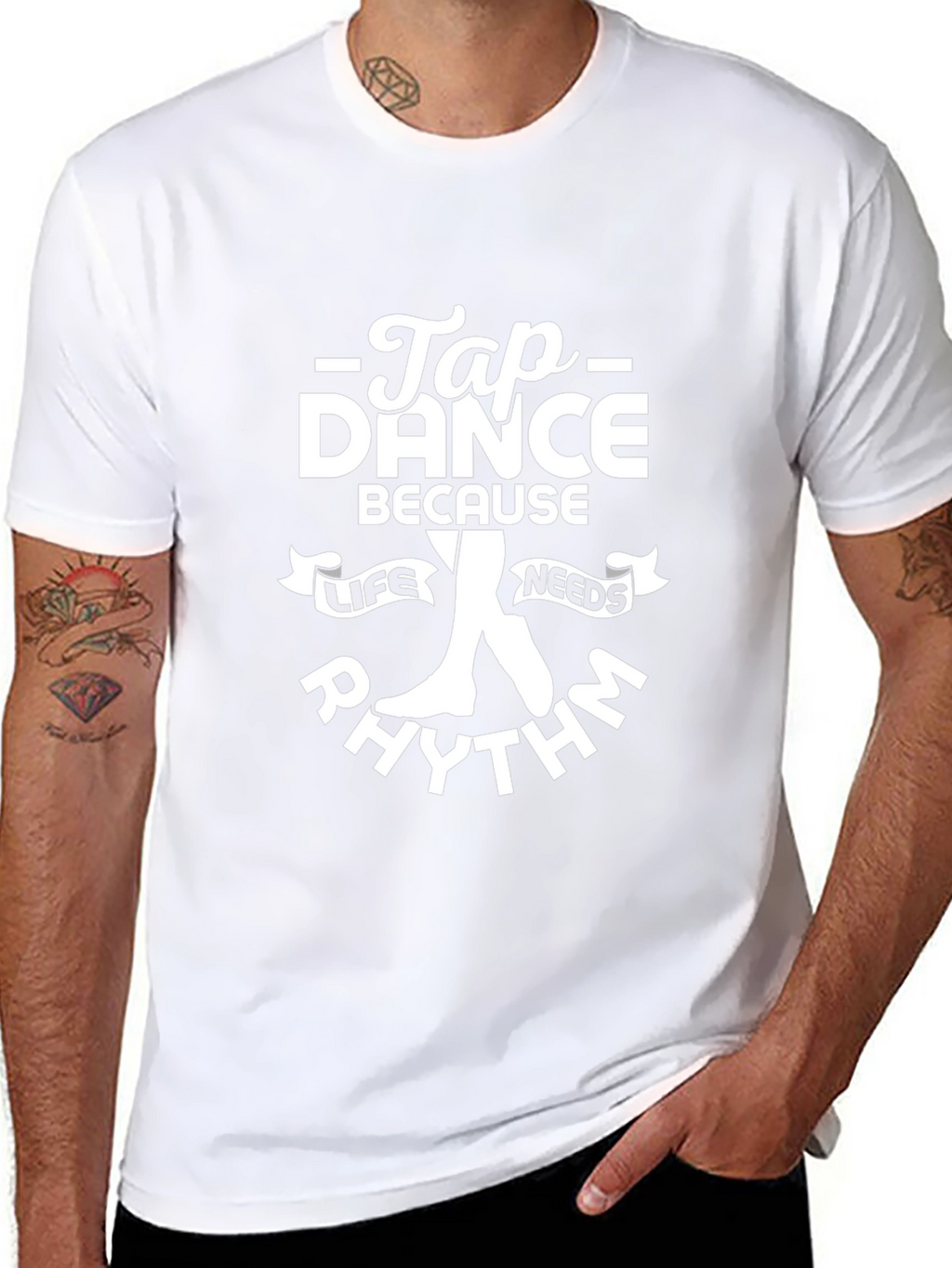 Tap Dance Rhythm T-Shirt - Dancer Gift