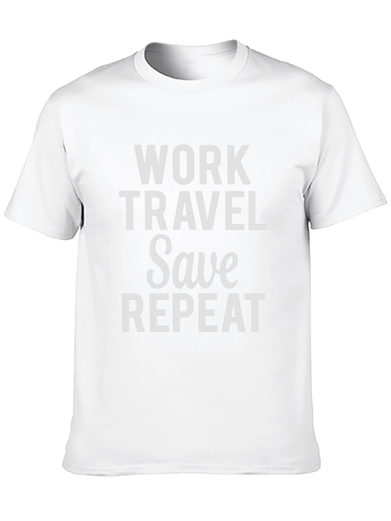 Work Travel Save Repeat Graphic Tee