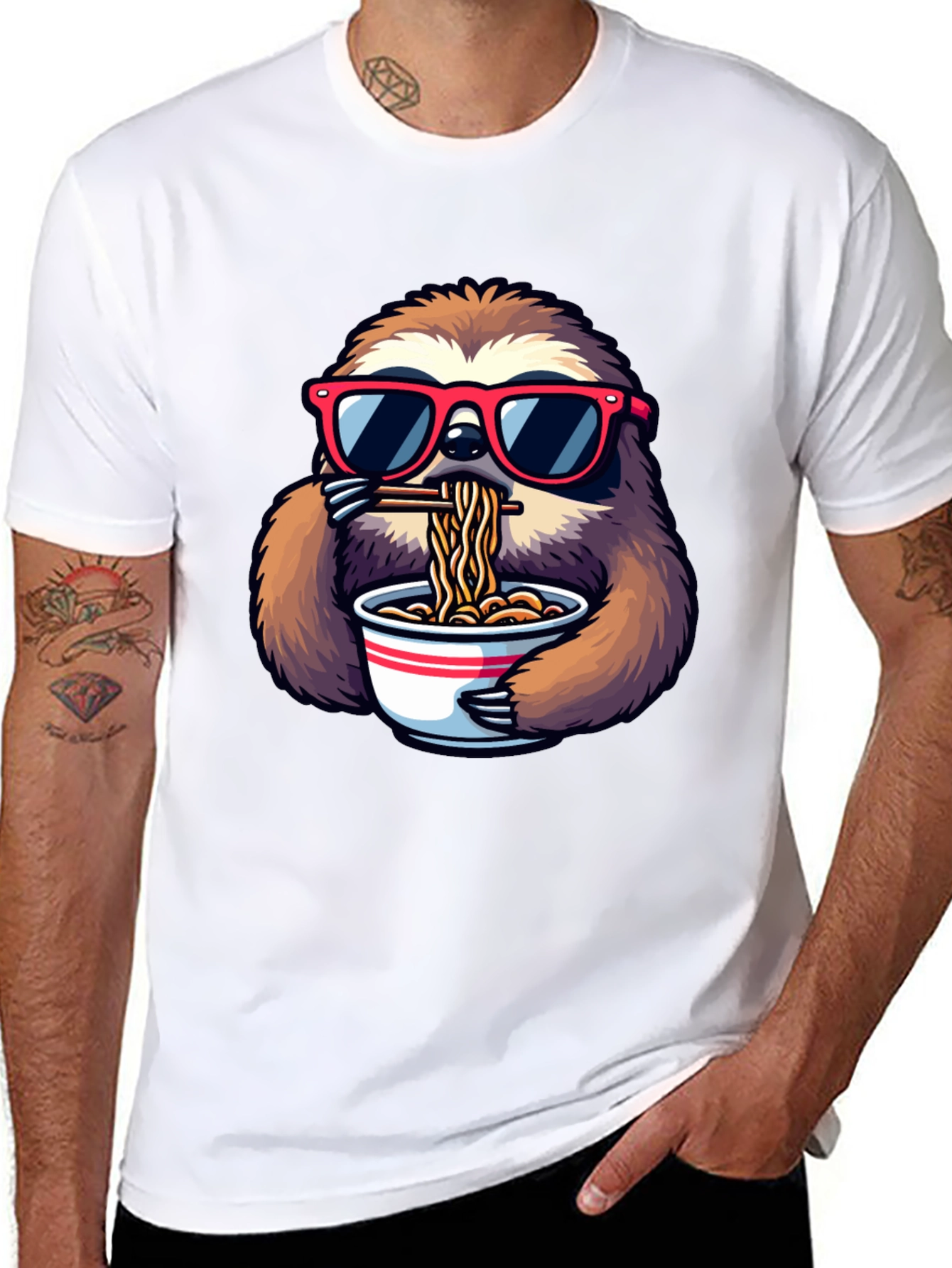 Sloth Ramen T-Shirt: Relaxed Style