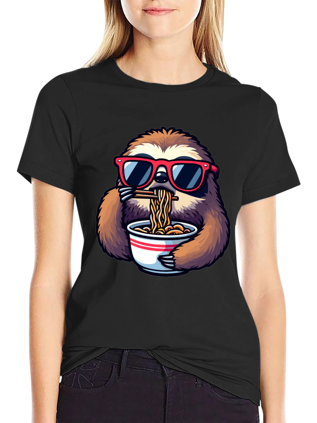 Sloth Ramen T-Shirt: Relaxed Style