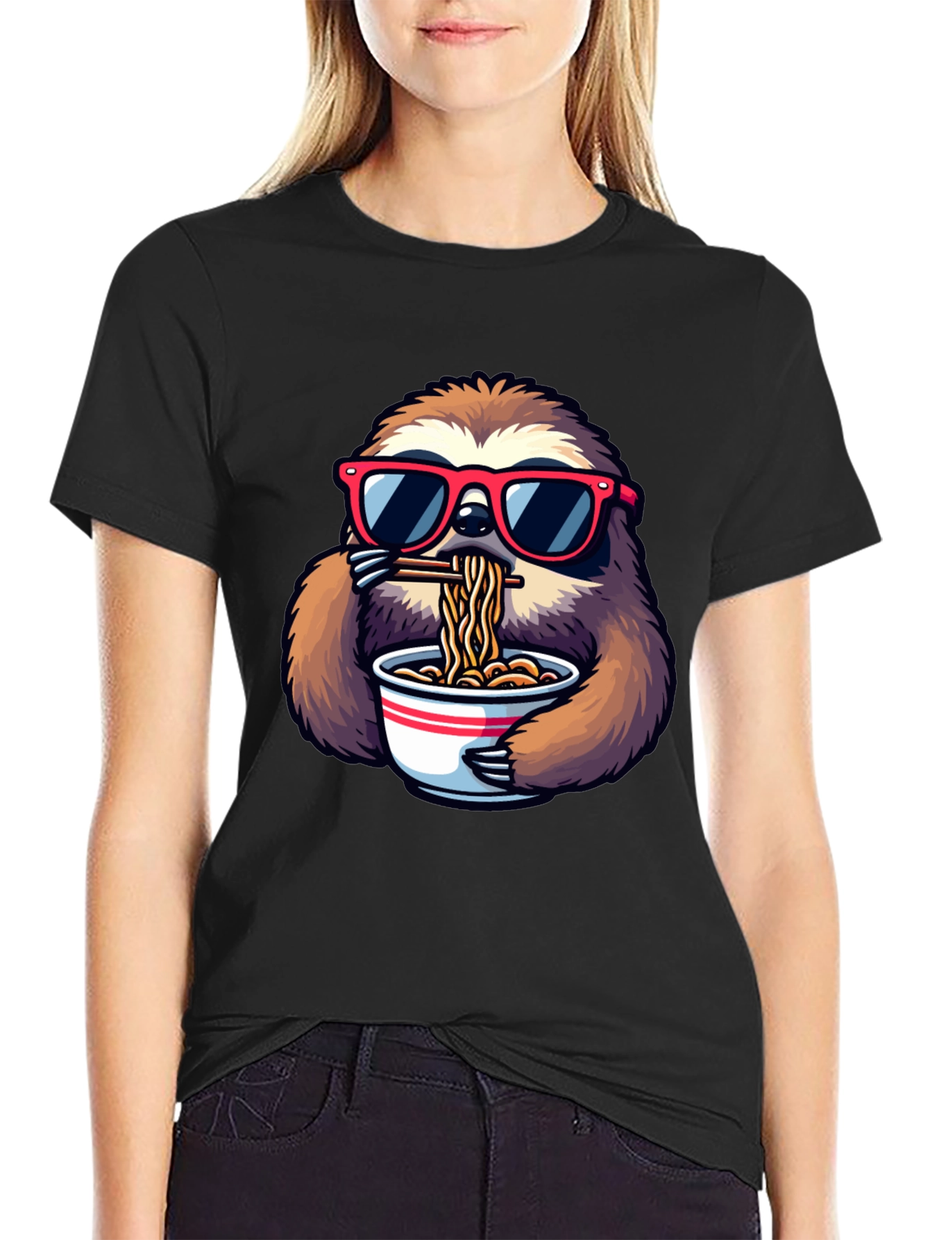 Sloth Ramen T-Shirt: Relaxed Style