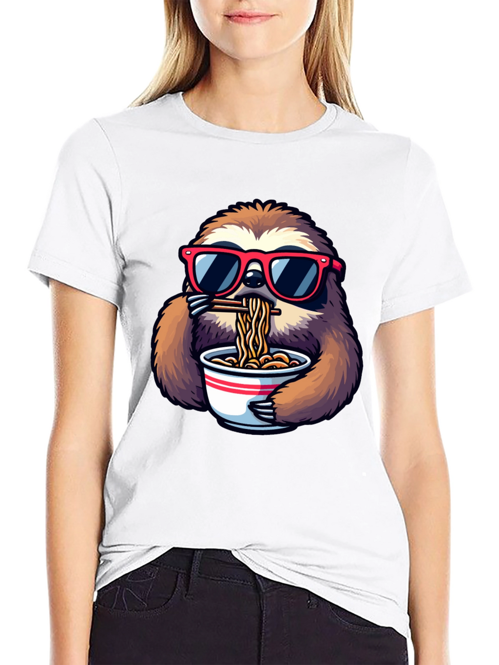 Sloth Ramen T-Shirt: Relaxed Style